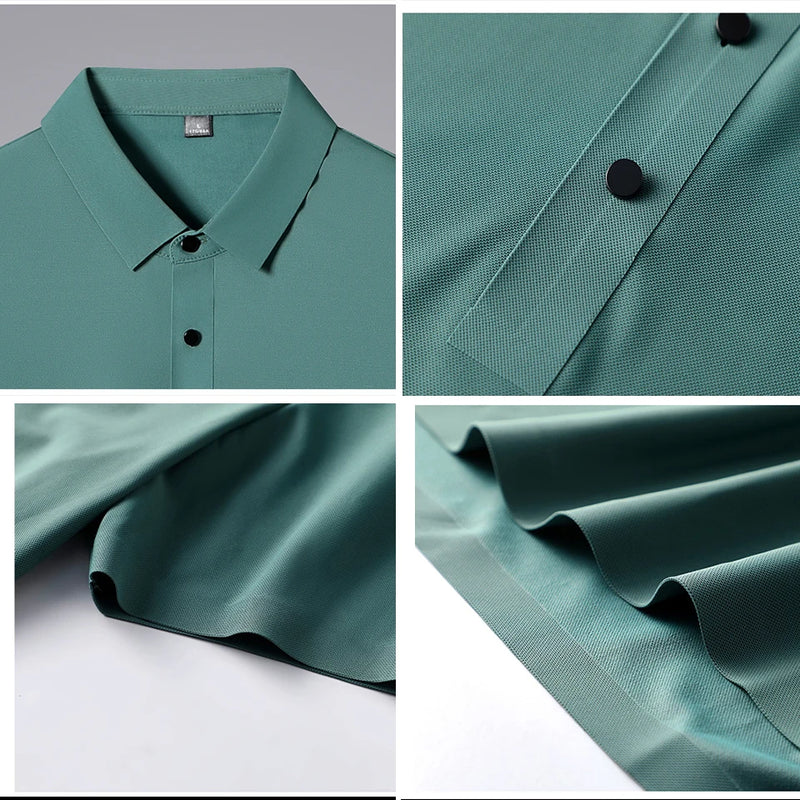 Camisa Masculina Polo Manga Curta - Estilo Casual para Negócios