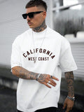 Camiseta Masculina Califórnia Vintage - Estilo Casual de Alto Padrão