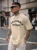 Camiseta Masculina Califórnia Vintage - Estilo Casual de Alto Padrão